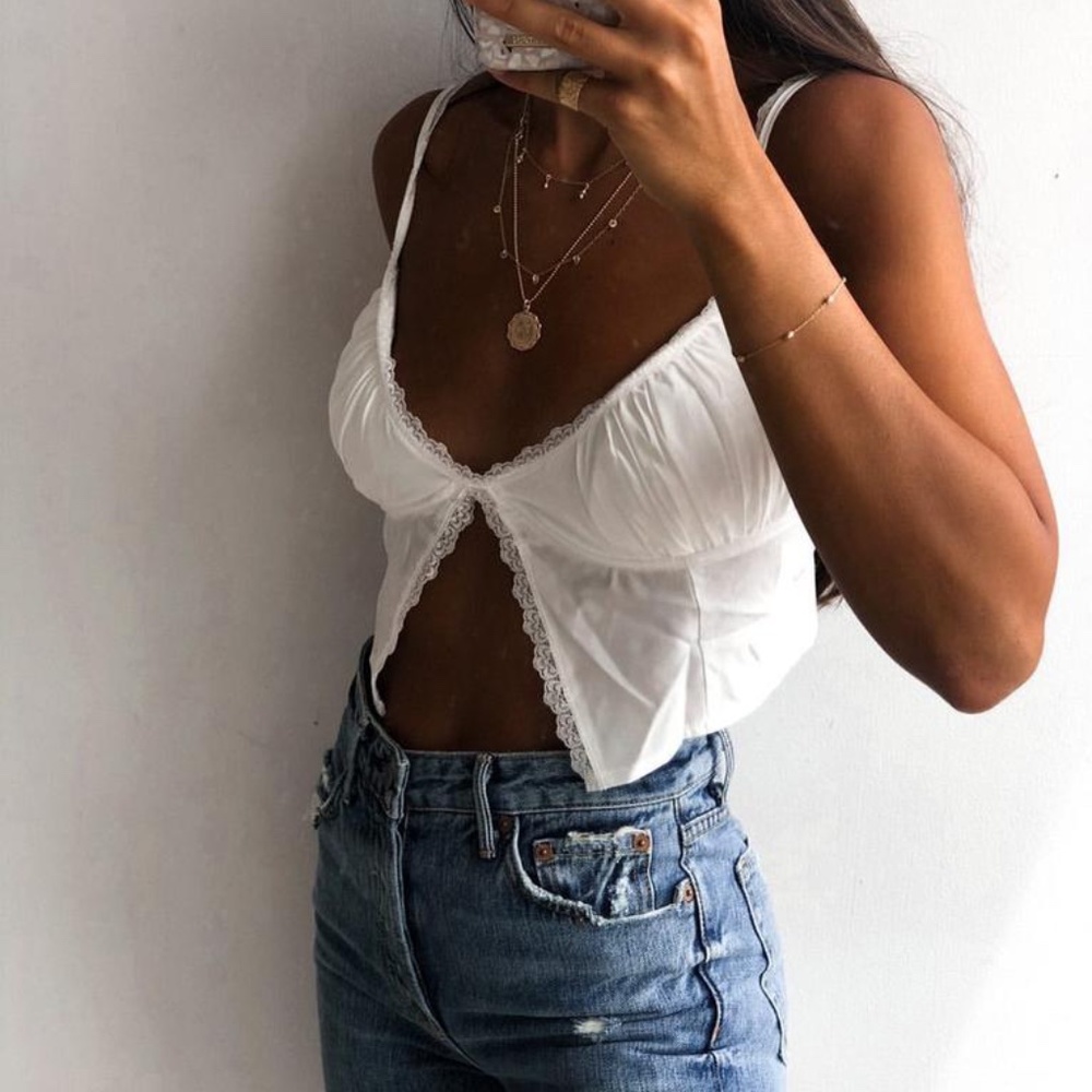 Tiger Mist white top